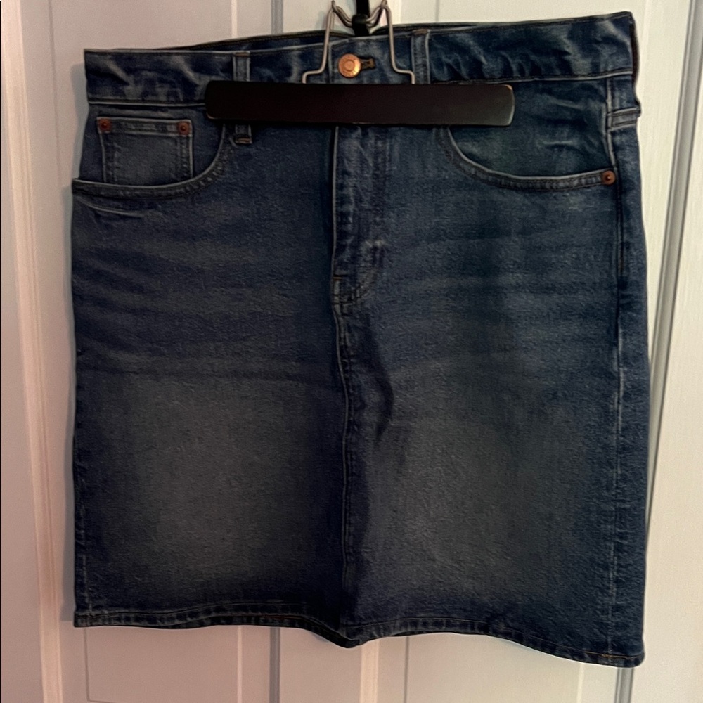 J. Crew classic Blue Denim skirt